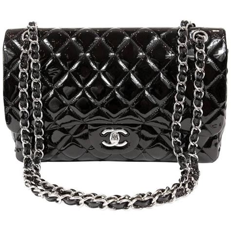 chanel classic flap patent leather